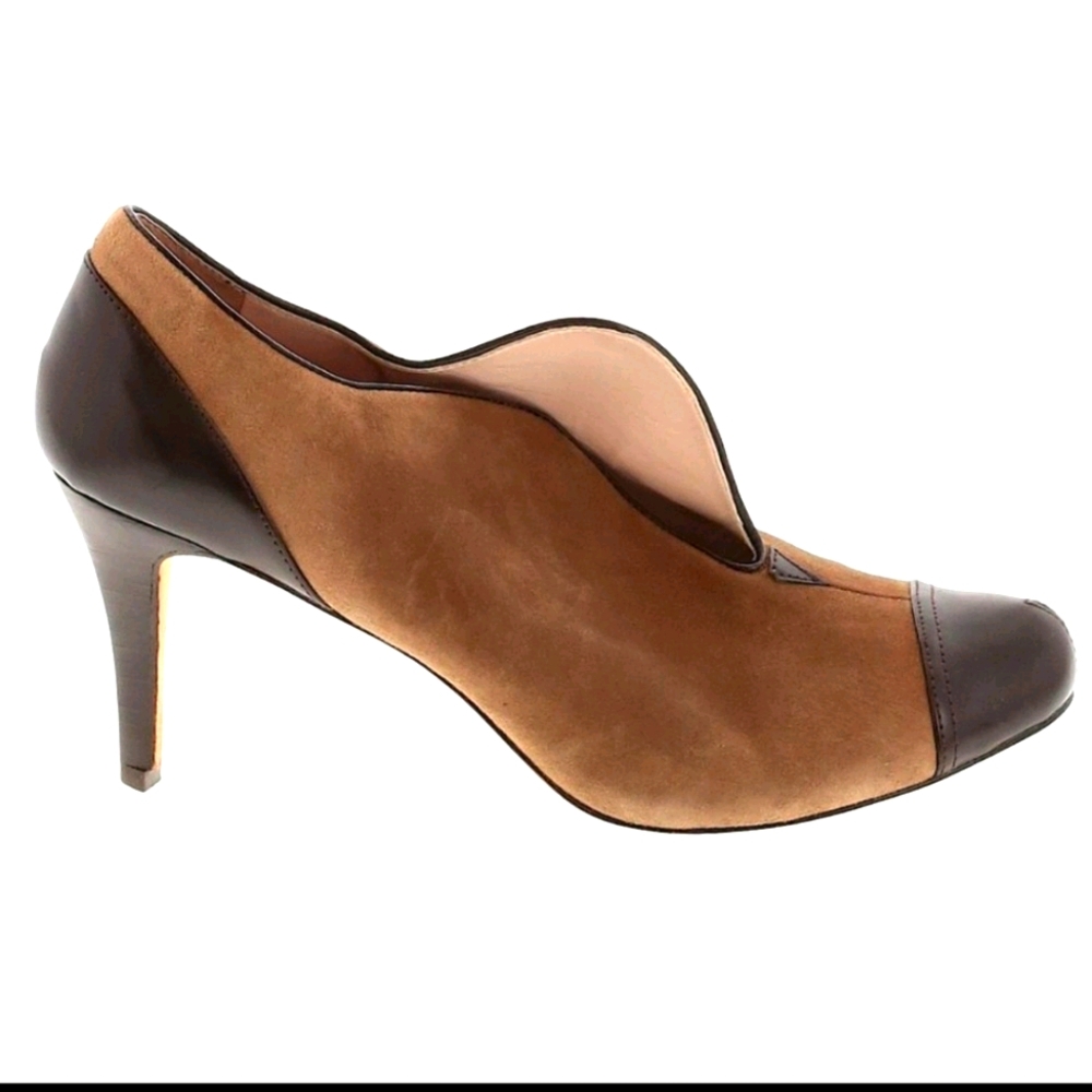 Tracy Reese Anthropologie Brown Suede Ankle Boots